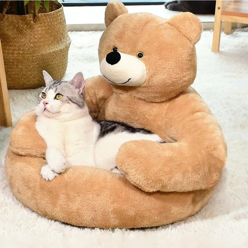 TeddyBear Katzenbett - Für Ultimativen Komfort sowie Gemütlichkeit
