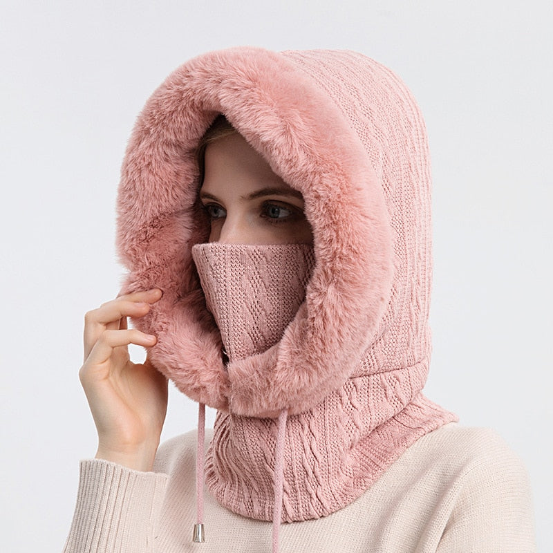 Winterkapuze mit Gesichtsschutz – Warm sowie Schützend