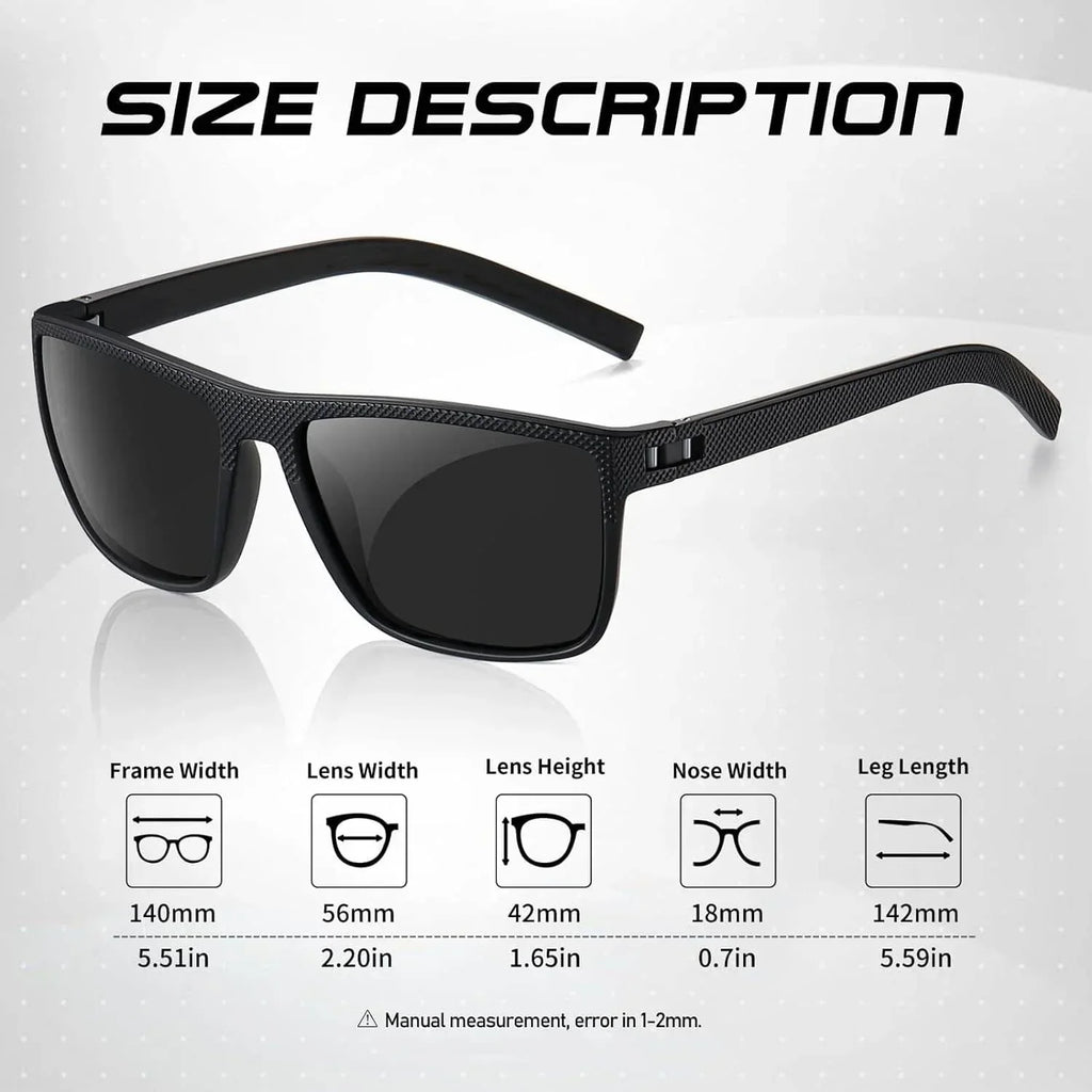 AquaShield Polarisierte Sonnenbrille 3-Pack – Geschützt und Elegant