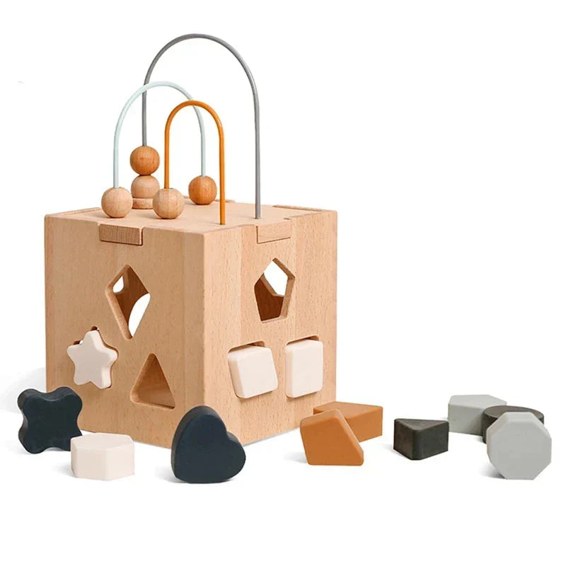 Pädagogische Holzspieluhr – Für Lernen sowie Spielspaß