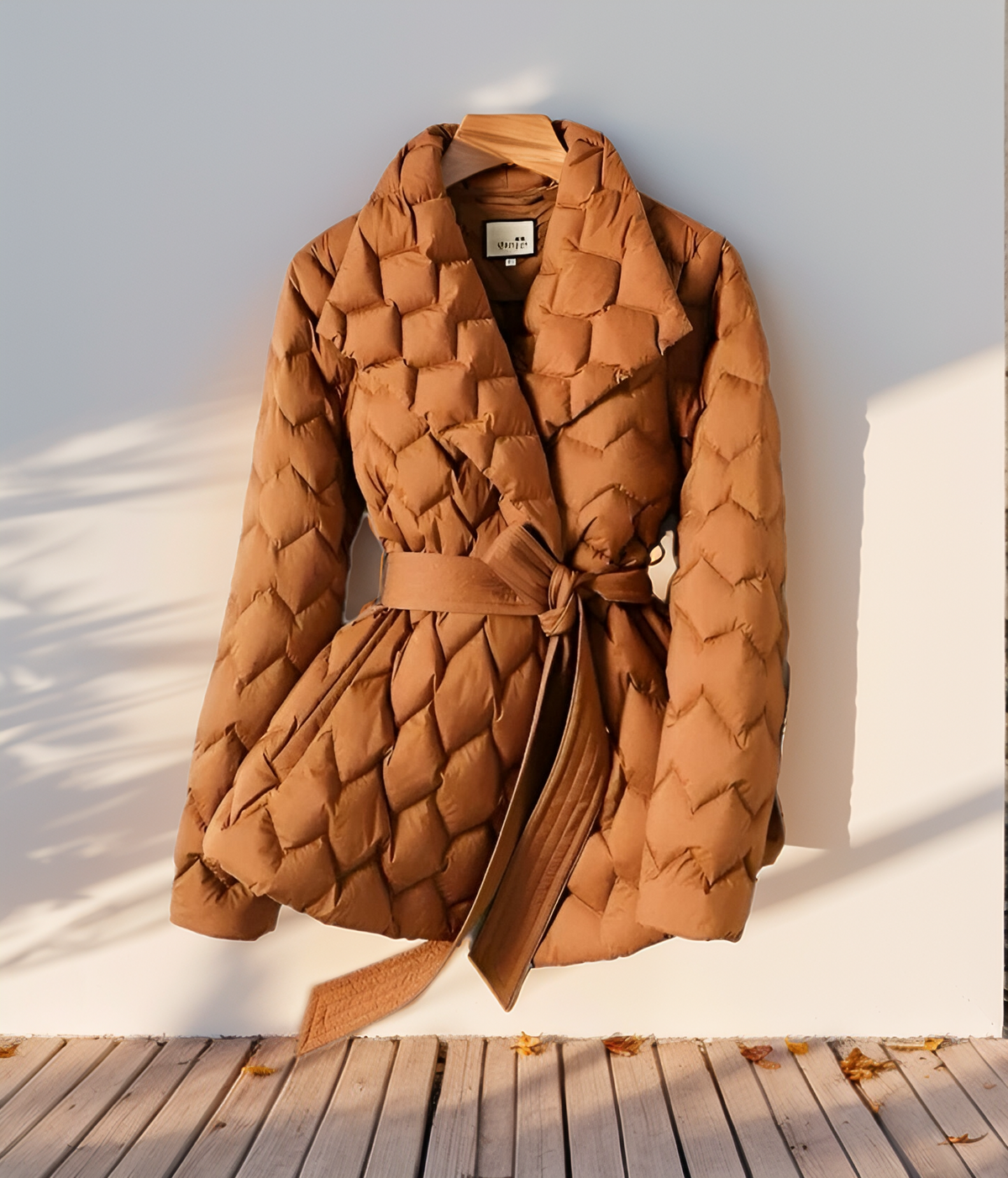 Sophie Gefütterter Mantel – Elegant, Warm und Elegant