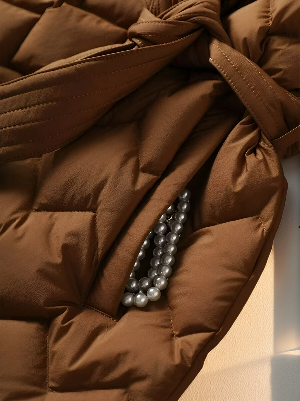 Sophie Gefütterter Mantel – Elegant, Warm und Elegant
