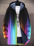 Luxuriöser Strickjacke mit künstlerischer Inspiration – Mehrfarbig