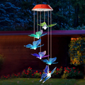 Solar Schmetterling Windspiel: Bunte Beleuchtung für draußen