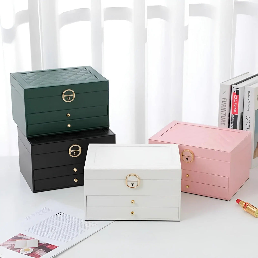 Luxuriöse Mehrschichtige Schmuckbox: Stilvoller & Langlebiger Organizer