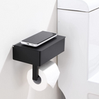 SteelSmart Toilettenpapierhalter – Luxuriöses Design inklusive Praktischem Aufbewahrungsfach