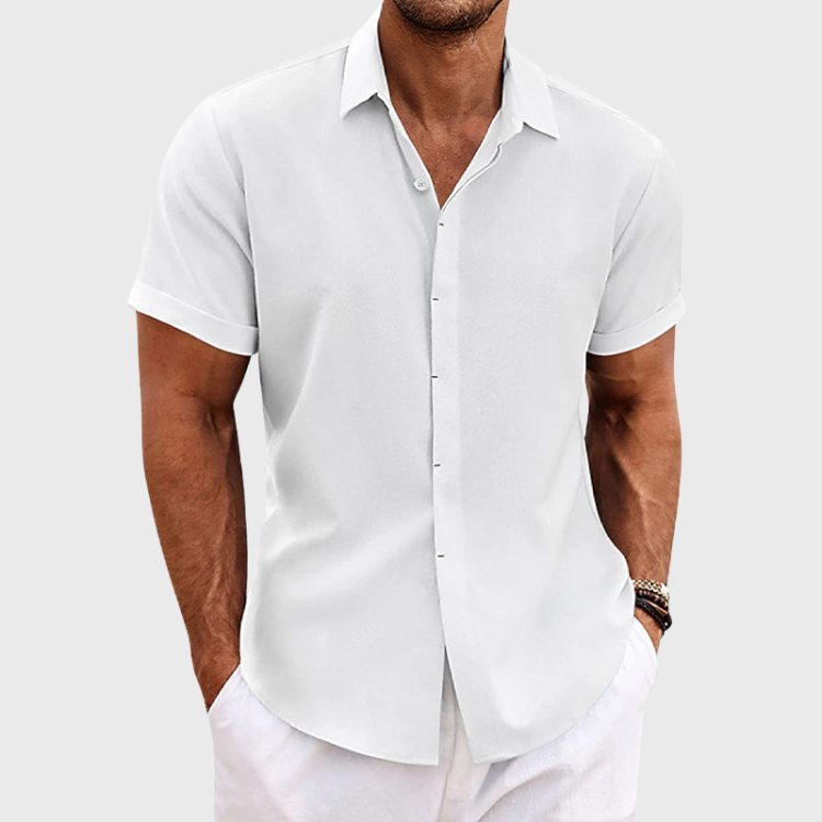 Leichtes Sommerhemd – Atmungsaktiv und elegant für Herren