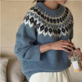 Stilvoller Jacquard-Pullover