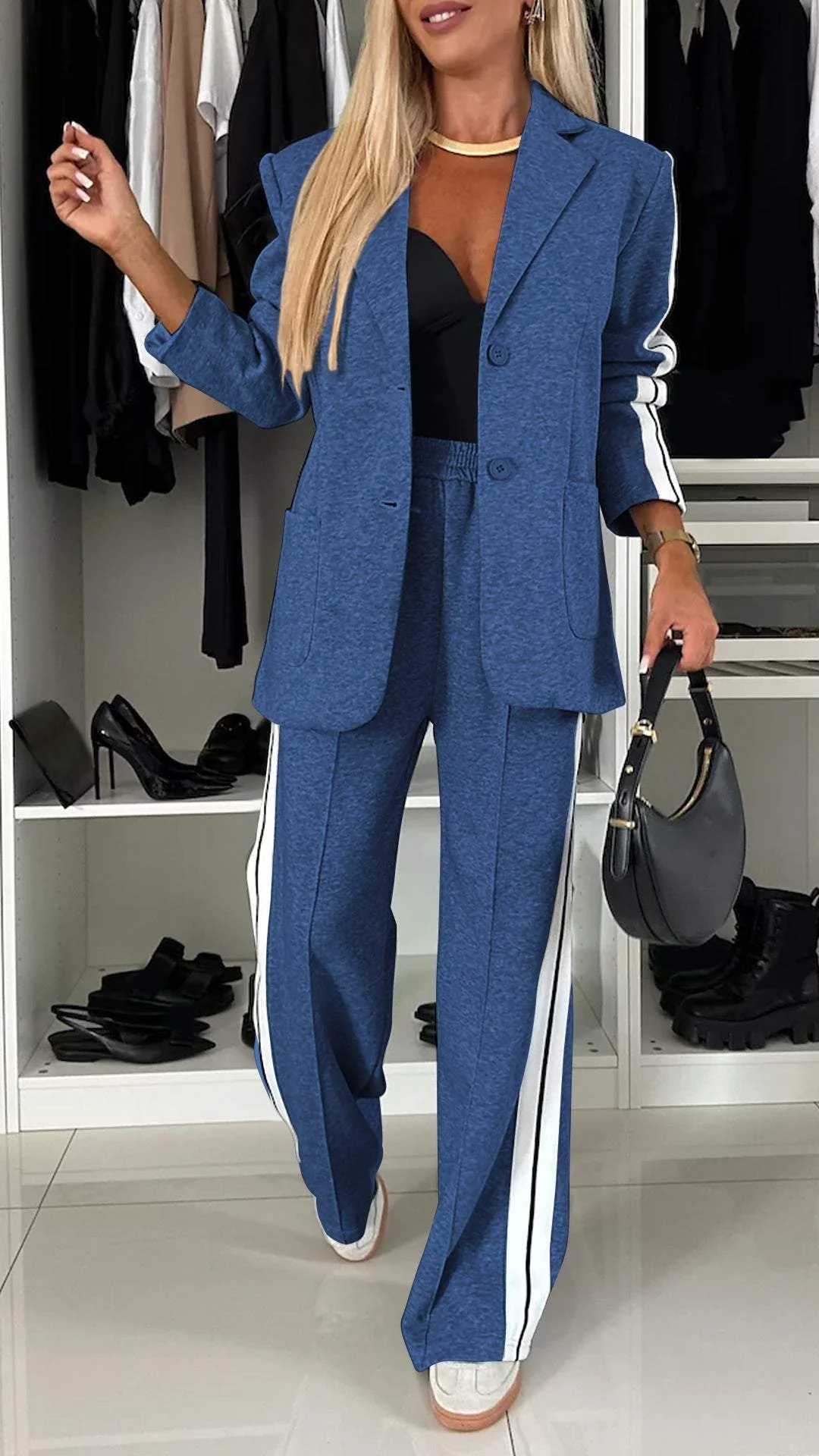 Eleganter Trainingsanzug inklusive Blazer – Stil trifft auf Komfort