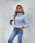 Warmer Strickrollkragenpullover