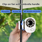 BreezeClip Mini Ventilator – Leistungsstarke Kühlung, Überall sowie Immer