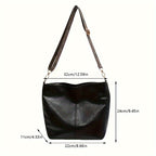 Breite Geometrische Tasche – Große Kapazität Crossbody inklusive Retro-Vibe