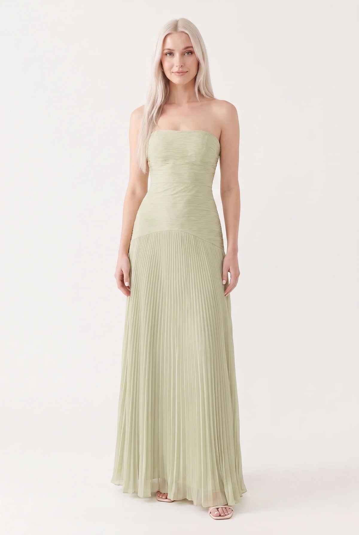 Maxikleid mit Falten