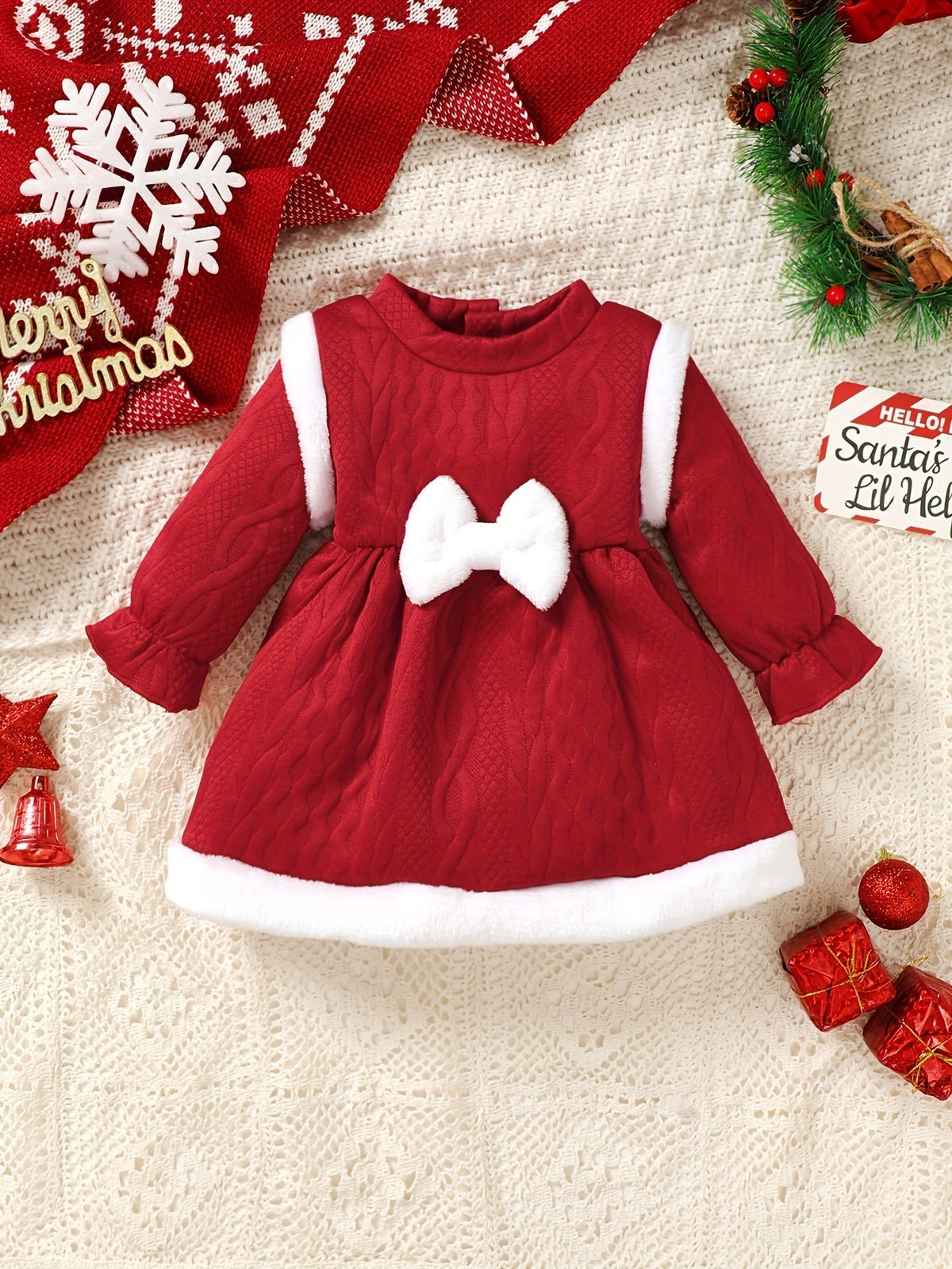 Weihnachtskleid für Babys – Ideal für festliche Gemütlichkeit
