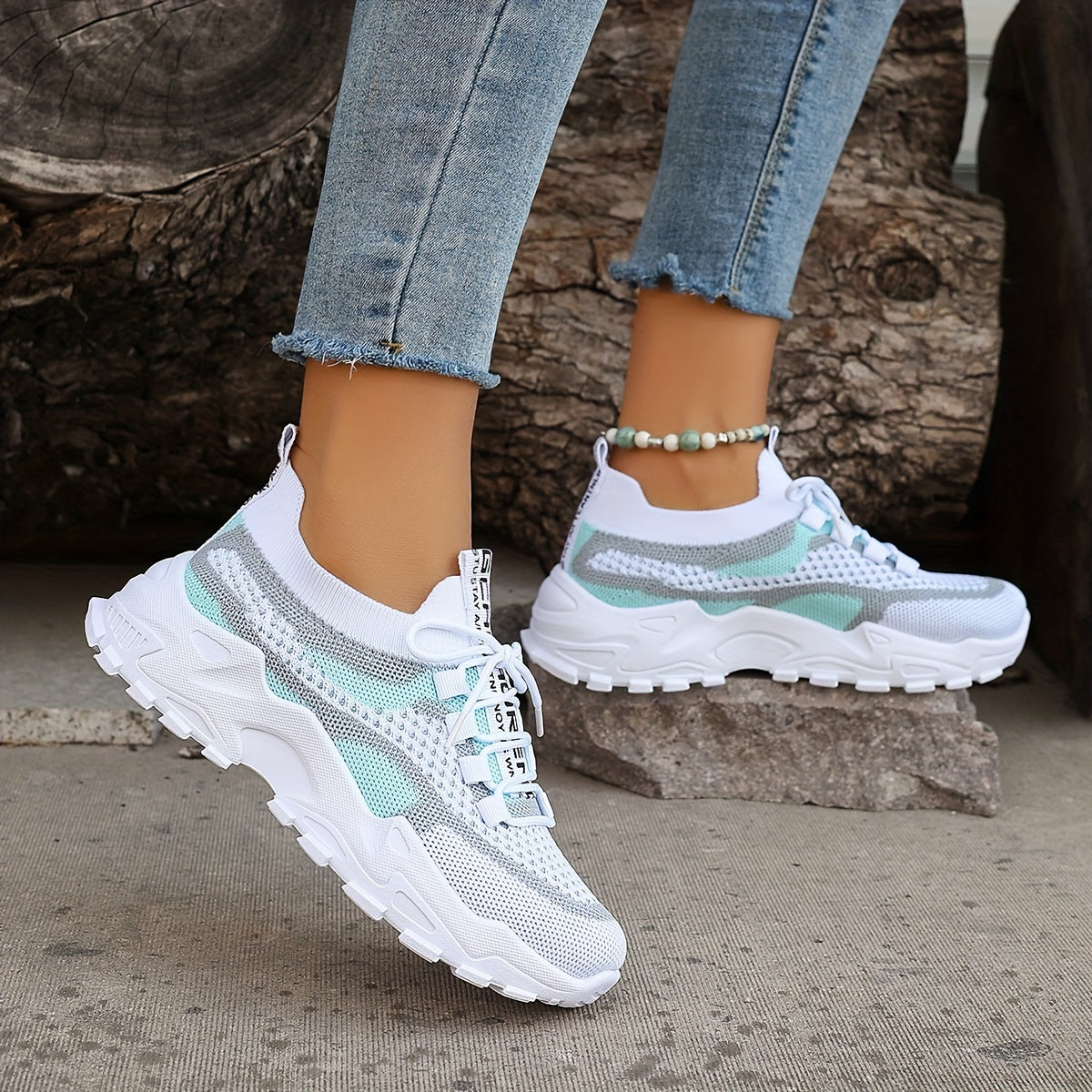Damen Freizeit Sneakers - Flexibel und Atmungsaktiv für den Alltag