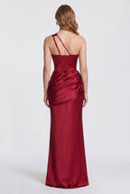 Twisted – Satin-Maxikleid mit Cut-outs