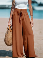 Damen Hohe Taille Weite Hose – Bequem und Elegant