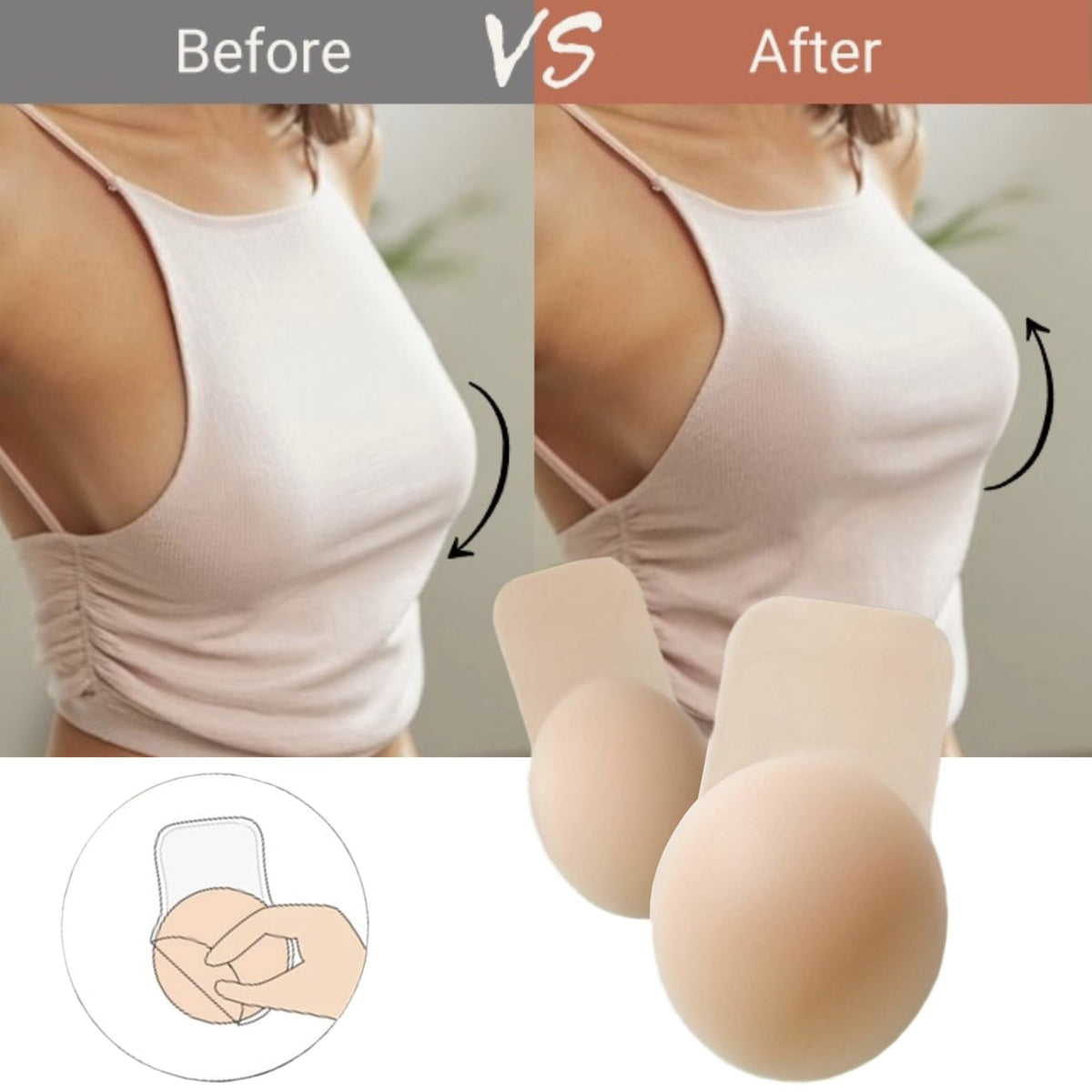 Elegante Liftende Nipple Covers – Bequem und Unsichtbar