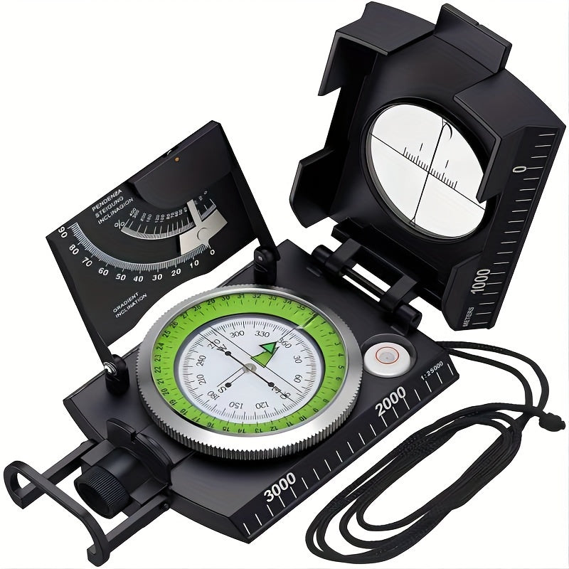 TrekGuard Militärkompass – Wasserdicht sowie Beleuchtet für Präzise Navigation