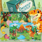 Pädagogisches Dinosaurierpuzzle – Für kreatives Lernen sowie Spielspaß