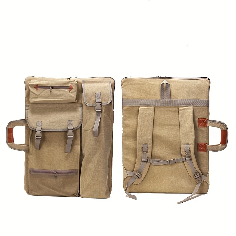 Canvas Zeichenbrett Rucksack – Funktional, Langlebig und Einfach Mitnehmbar