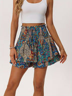 Urlaubs-Damenshorts Blumenmuster – Bequem und Weiblich
