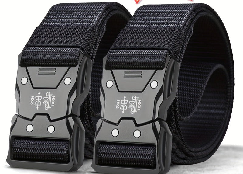 Unisex Taktischer Nylon Gürtel – Strapazierfähig, Atmungsaktiv und Vielseitig