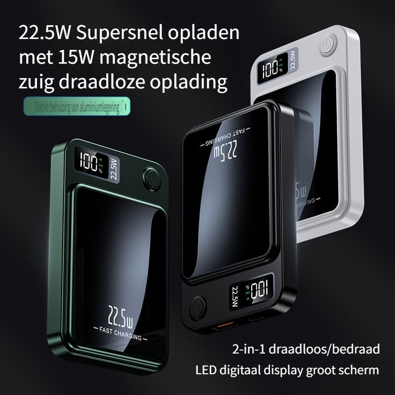 Magnetische Powerbank – Ultradünn inklusive Superschneller Drahtloser Ladetechnologie