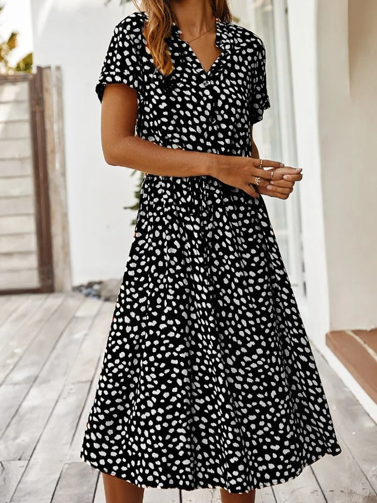 Daniella Midi Kleid – Elegant sowie Leicht für Sonnige Momente