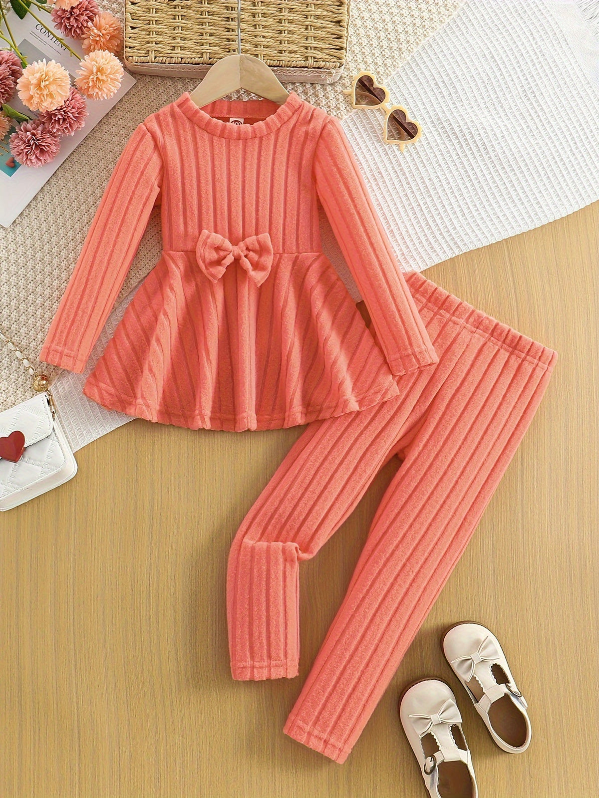 Sophie Mädchen Outfit Set – Bequem und Modisch für den Herbst und Winter