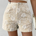Elegante Jacquard-Shorts für Damen – Lässig sowie Modisch