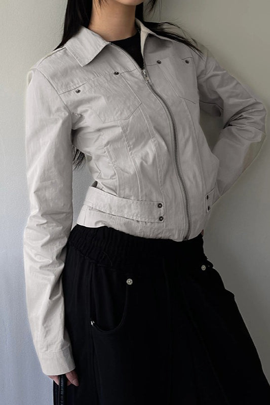 Jacke mit Reißverschluss
