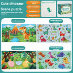 Pädagogisches Dinosaurierpuzzle – Für kreatives Lernen sowie Spielspaß