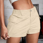 Lässige Cargo-Shorts mit Elastischem Bund – Bequem sowie Funktional