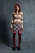 Pullover mit Strickstruktur in Braun