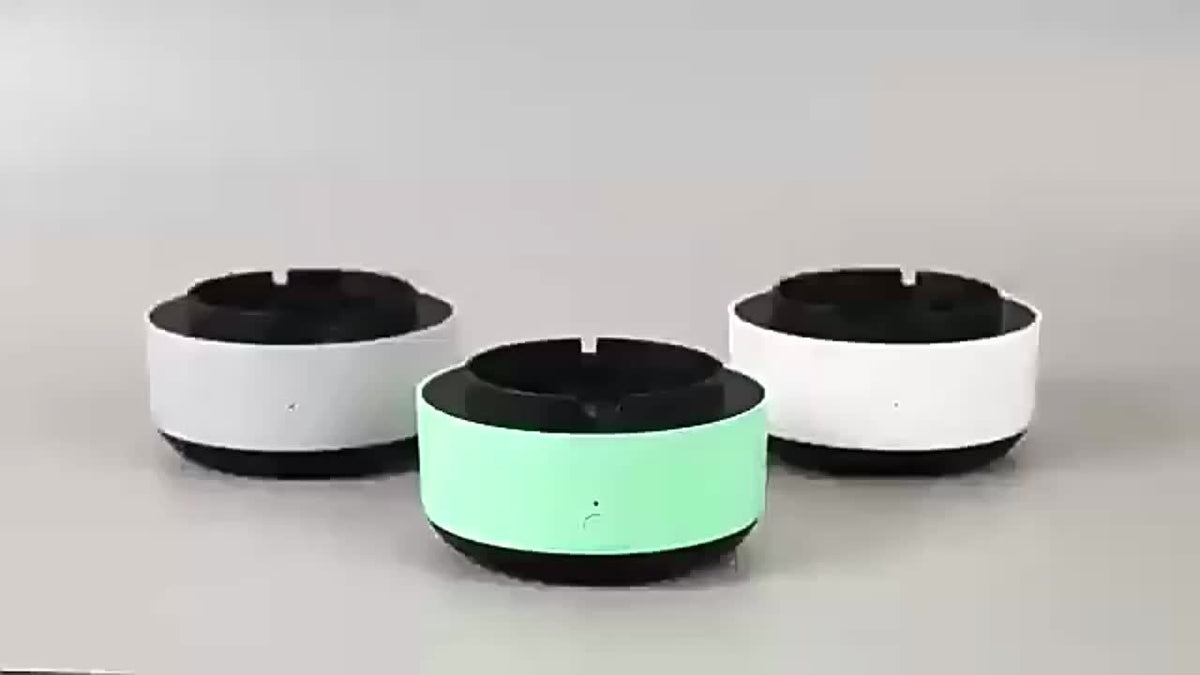 Intelligenter Aschenbecher mit Luftreiniger – Effektive Rauch- sowie Geruchsbeseitigung mit stilvollem Design