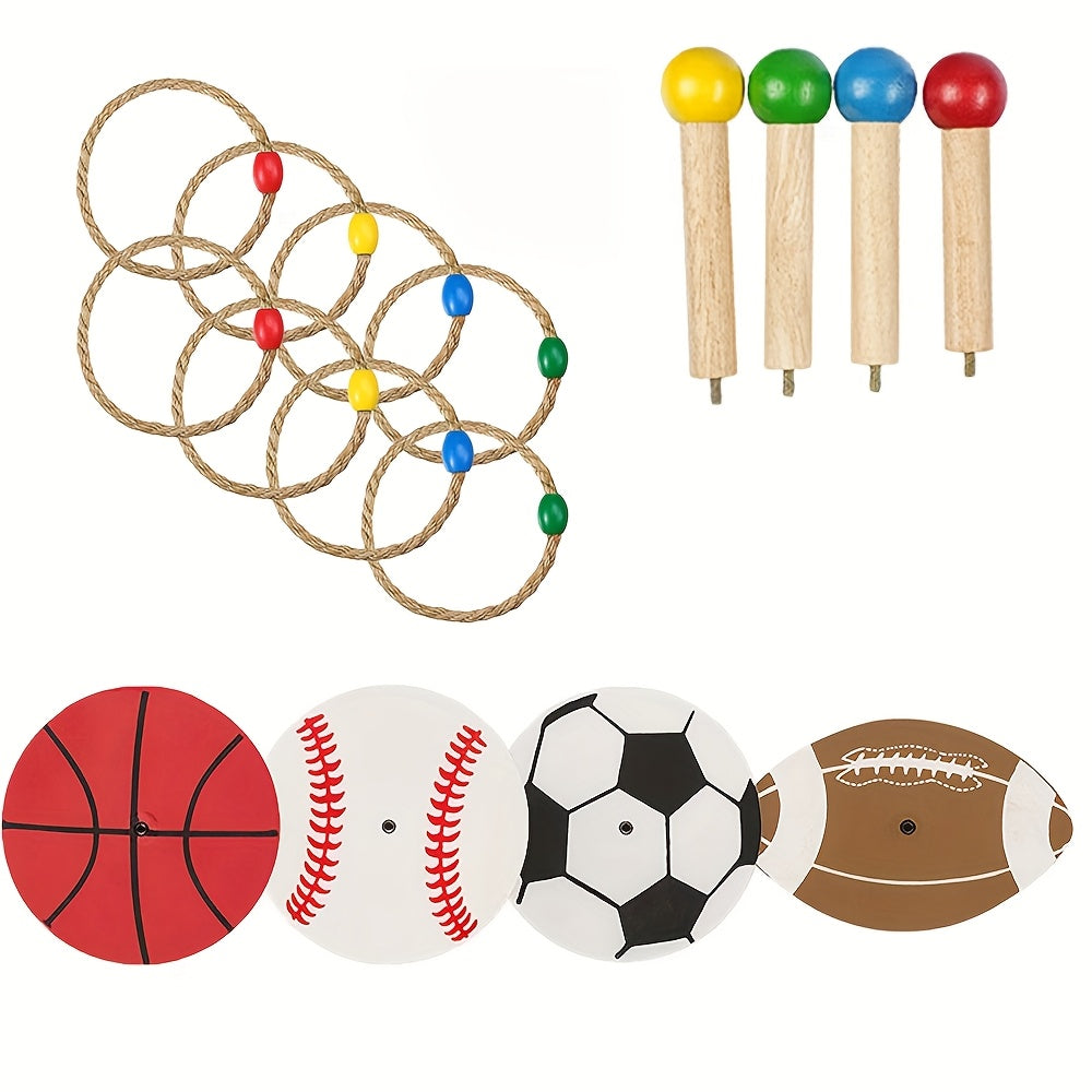 SportRing Wurfspiel Set – Lustiges sowie Interaktives Spiel für Draußen