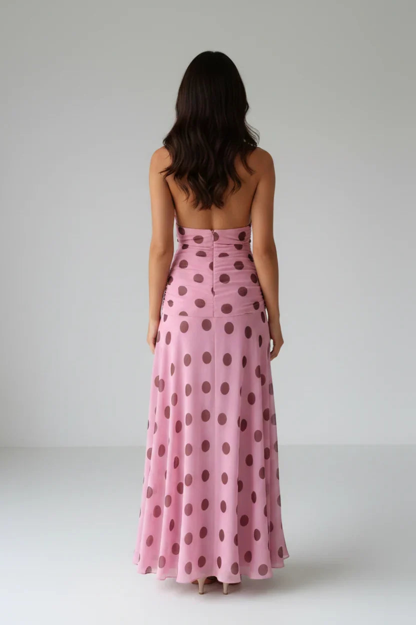 Polka – Maxikleid mit Punktemuster