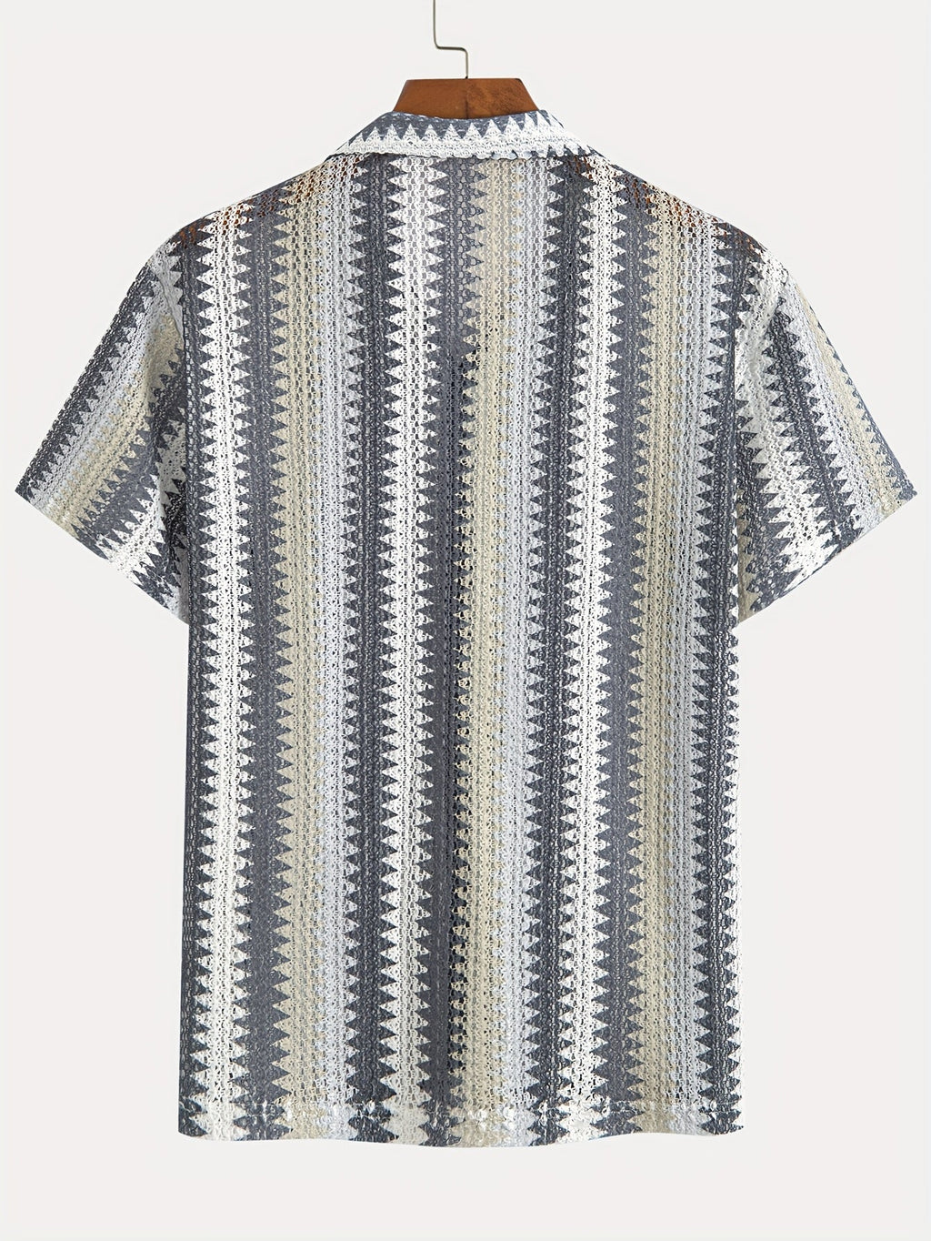 Herren Sommer Lässig Kurzarmshirt – Gewebter Stoff für einen Frischen Look