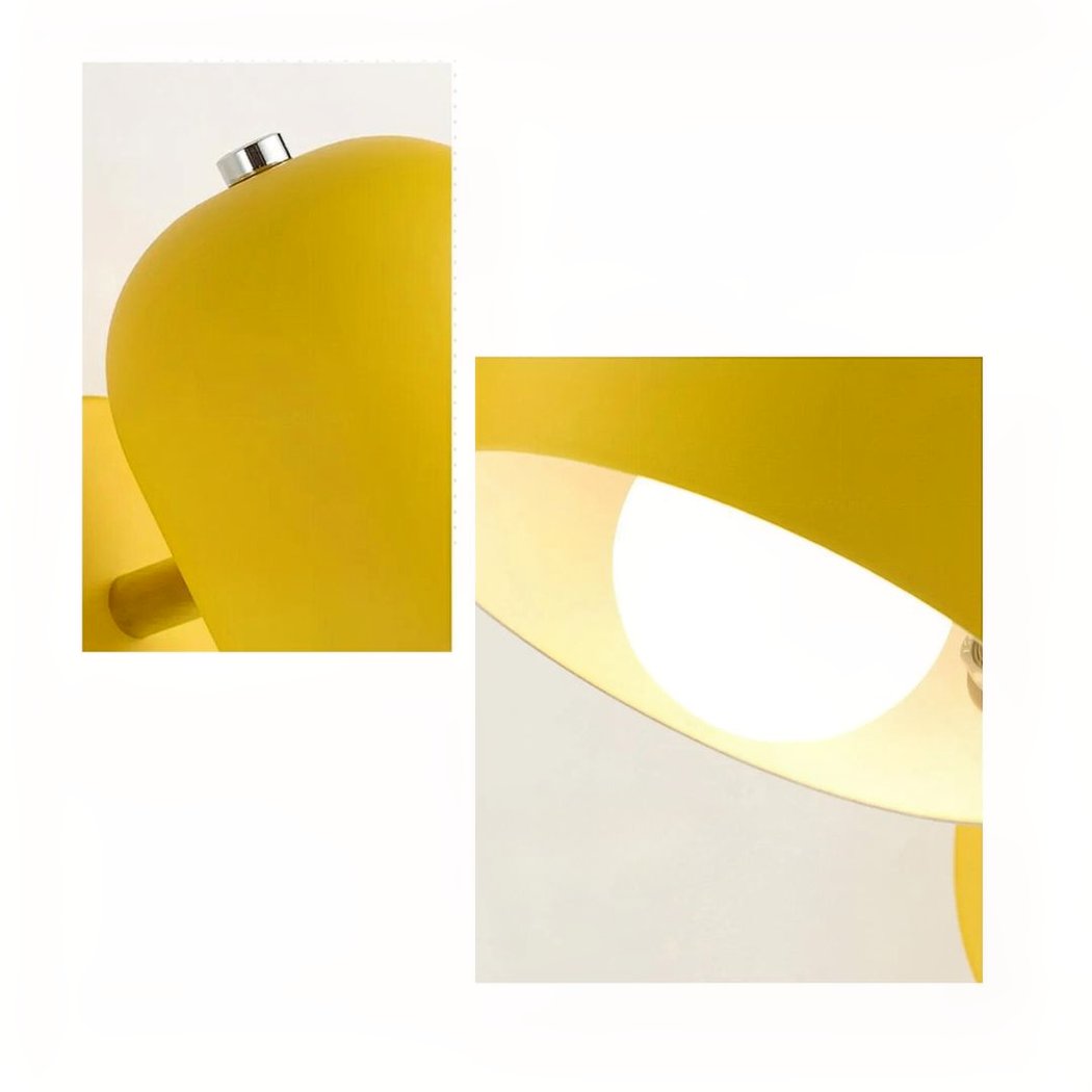 NordicGlow Skandinavische Wandlampe – Farbiger Akzent inklusive Stimmungsvollem Licht