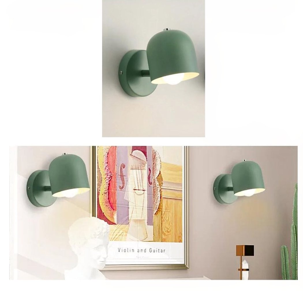 NordicGlow Skandinavische Wandlampe – Farbiger Akzent inklusive Stimmungsvollem Licht