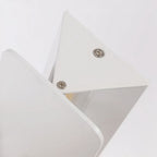 FlexiGlow Moderne Weiße Wandlampe: Verstellbare Klappe für Perfekte Lichtstreuung