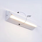 FlexiGlow Moderne Weiße Wandlampe: Verstellbare Klappe für Perfekte Lichtstreuung