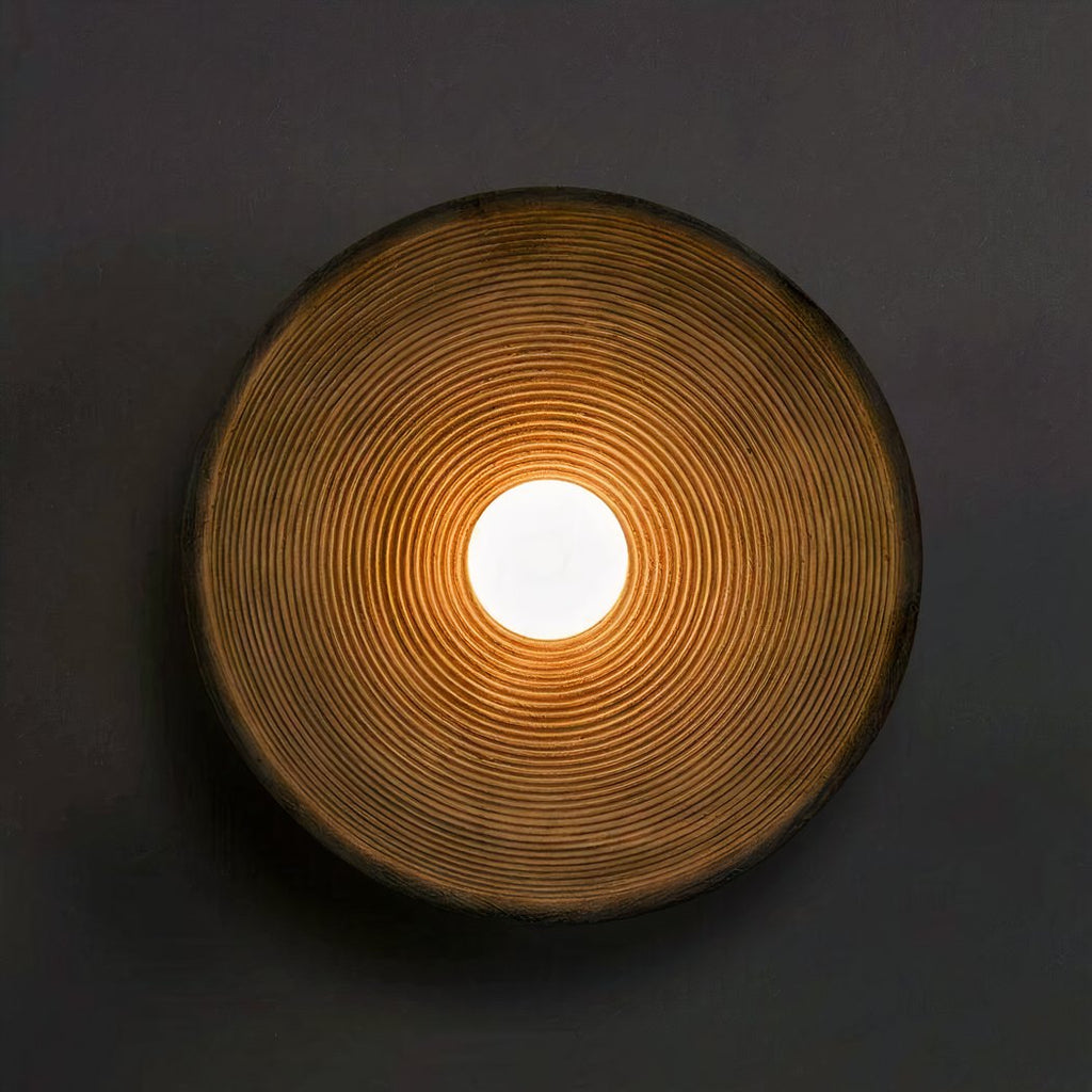 Scandi Retro Runde Wandlampe: Gemütliches Licht für Jeden Raum