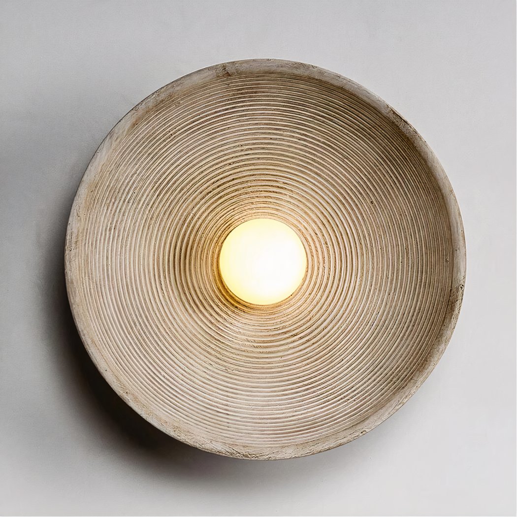 Scandi Retro Runde Wandlampe: Gemütliches Licht für Jeden Raum