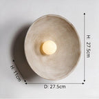 Scandi Retro Runde Wandlampe: Gemütliches Licht für Jeden Raum