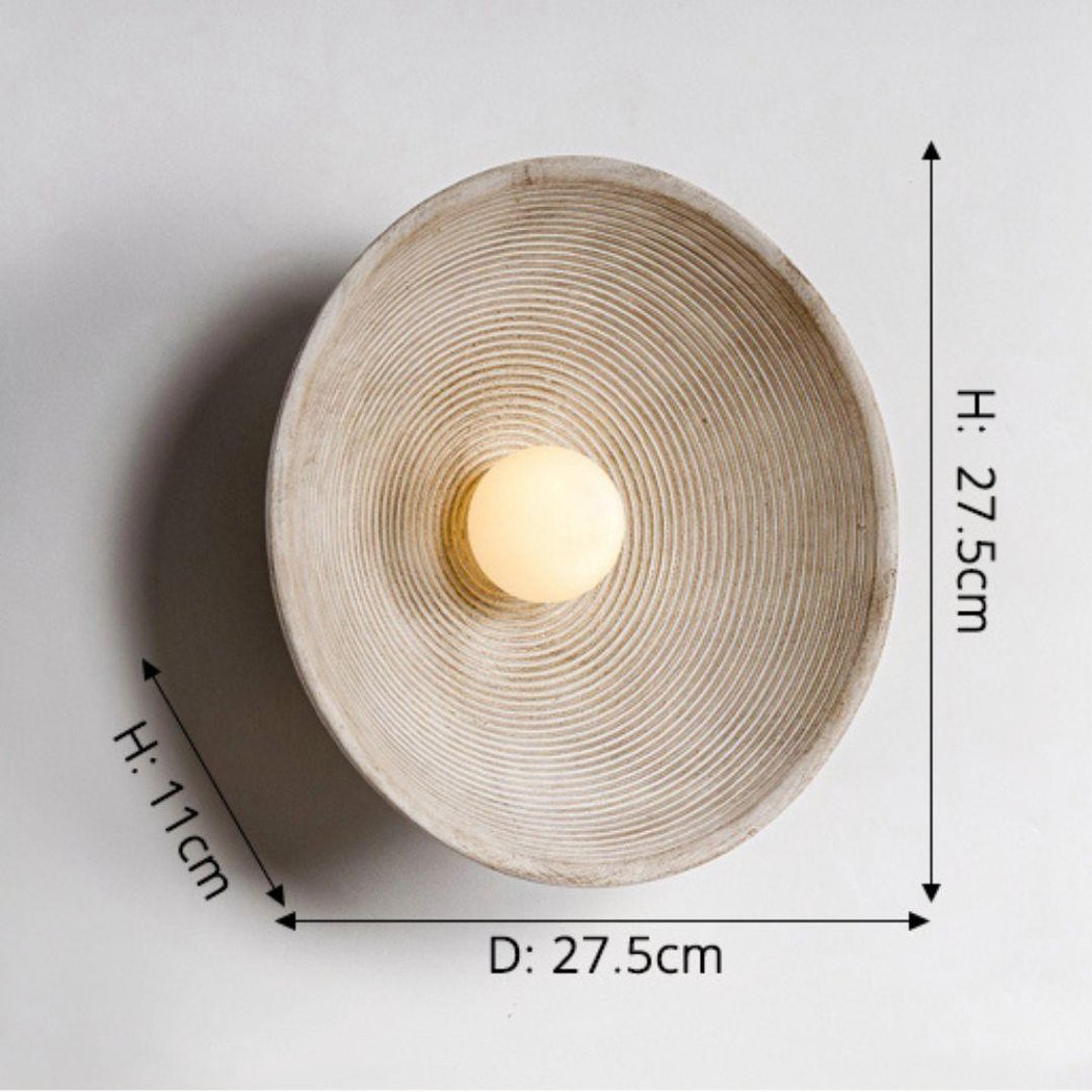 Scandi Retro Runde Wandlampe: Gemütliches Licht für Jeden Raum