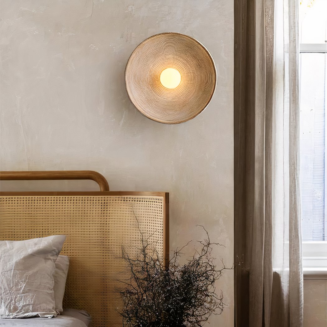 Scandi Retro Runde Wandlampe: Gemütliches Licht für Jeden Raum