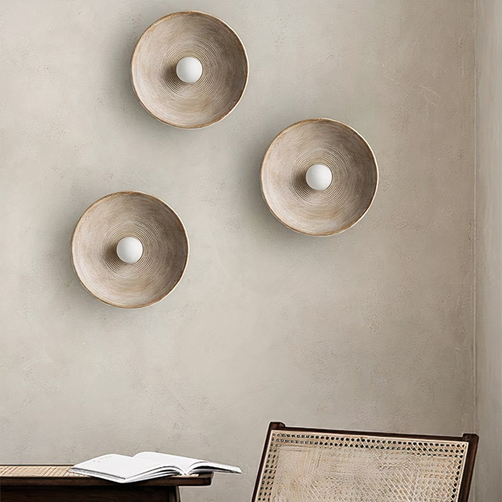 Scandi Retro Runde Wandlampe: Gemütliches Licht für Jeden Raum