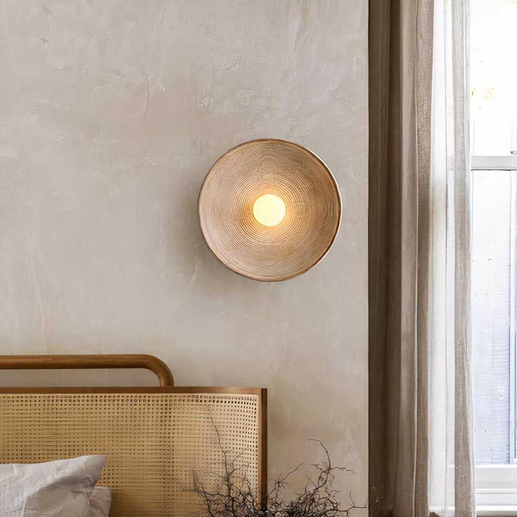Scandi Retro Runde Wandlampe: Gemütliches Licht für Jeden Raum